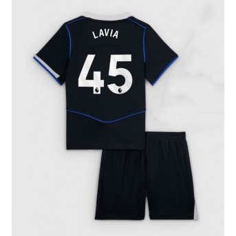Billige Fotballdrakt Chelsea Romeo Lavia #45 Replika Tredjedraktsett Barn 2025-26 Kortermet (med bukser)